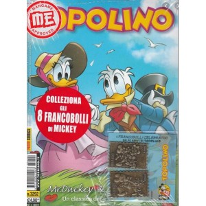 SUPERTOPOLINO 3292-TOPOLINO 3292 CON 2 FRANCOBOLLI