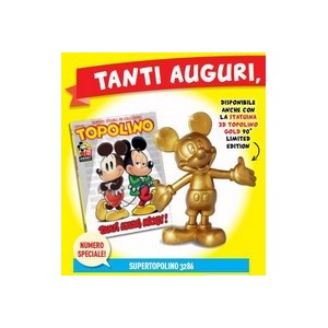 SUPERTOPOLINO 3286   TOPOLINO 3286 CON STATUINA 3D