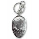 PORTACHIAVI SPIDER MAN HEAD 2D PEWTEER KEY METALLO GRIGIO