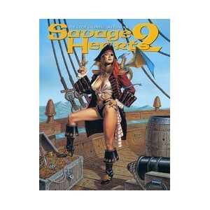 SAVAGE HEARTS: THE CLYDE CALDWELL SKETCHBOOK  VOL. 2